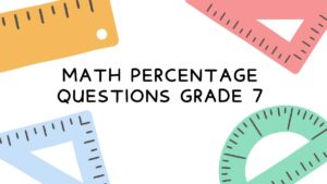 math percentage questions grade 7